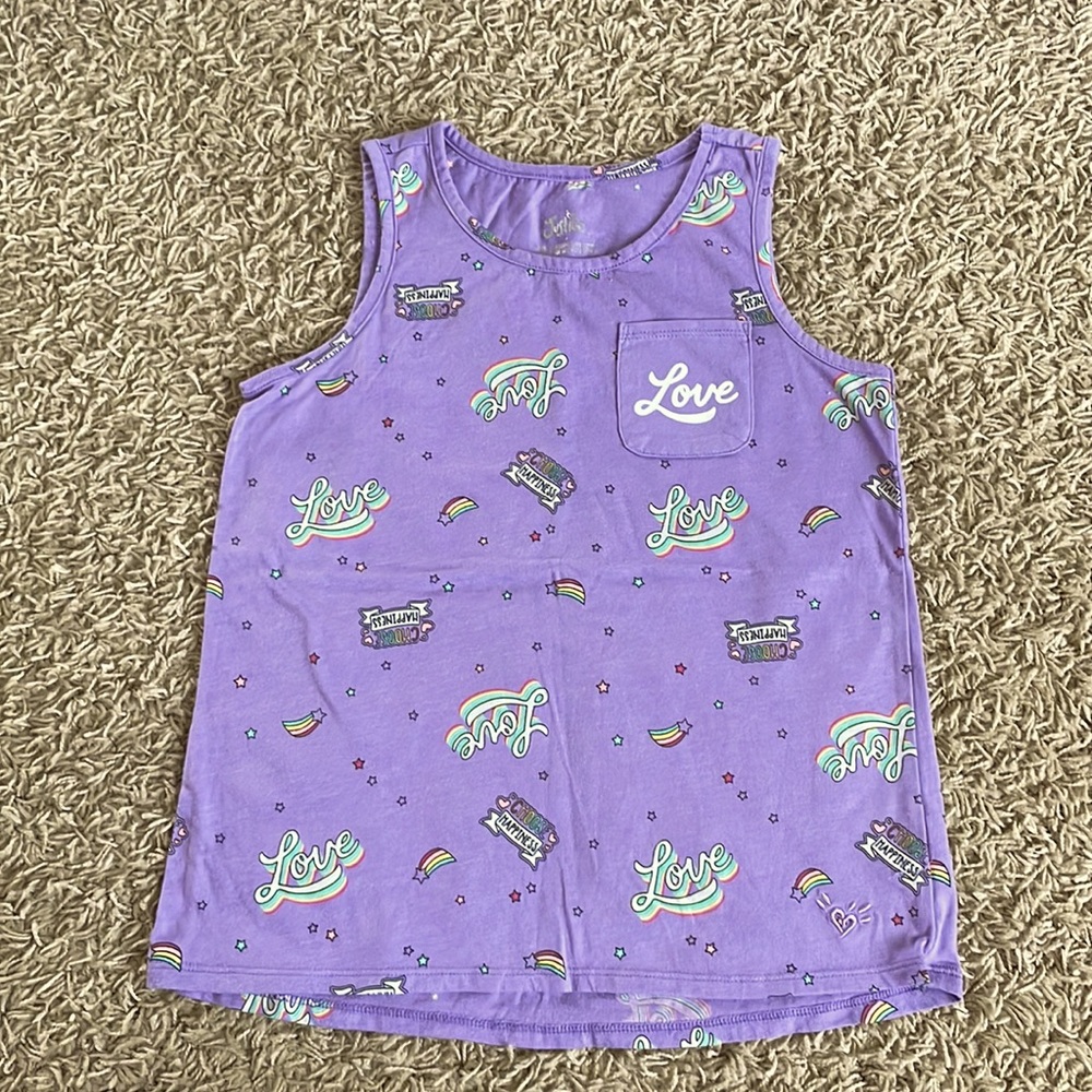 5/ $20 Justice tank 12 like new
